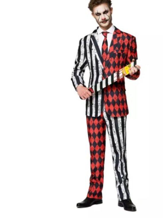 Spirit Halloween Other - Spirit Halloween Mens Twisted Circus Clown Blazer Jacket Adult S